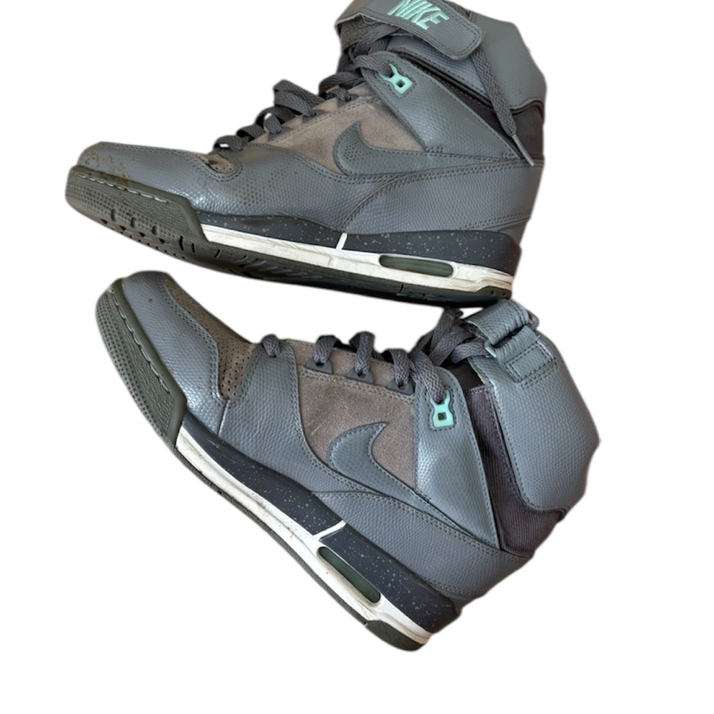 🔴 Nike Air Revolution Blue/Gray High-Top Sneakers